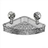 Triangle Storage Rack – Punch-free Bathroom Suction Cup Corner Shelf Organizer by Defilk